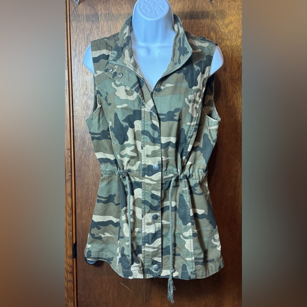 Ci Sono Camouflage Utility Vest Size - L